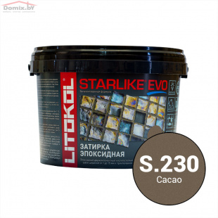 Фуга для плитки Litokol Starlike Evo S.230 Cacao (5 кг)